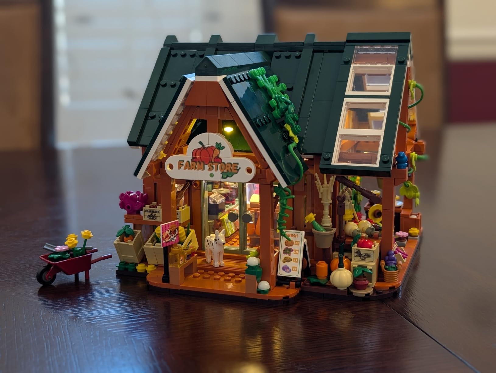 FunWhole lighting building set built and lit by a customer