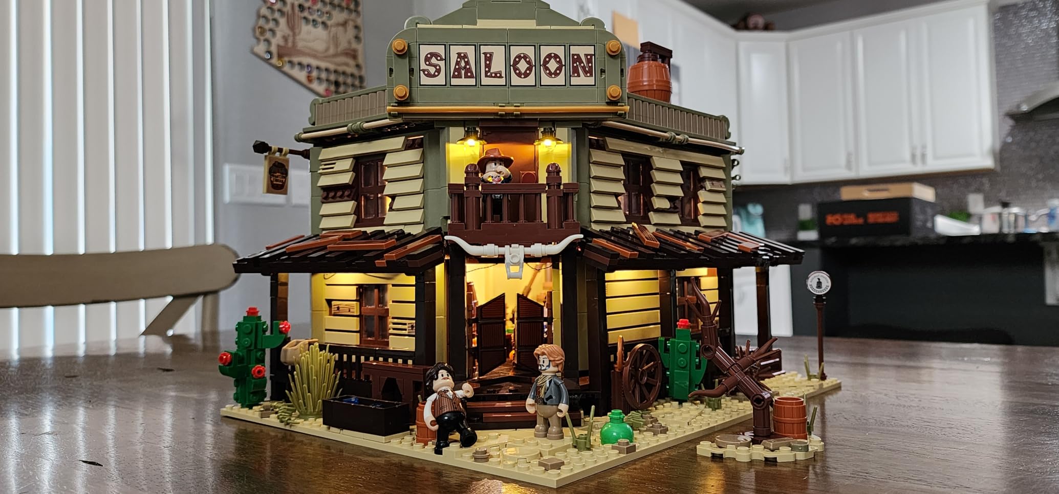 FunWhole lighting building set built and lit by a customer